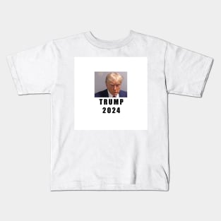 Trump 2024 Mugshot Kids T-Shirt